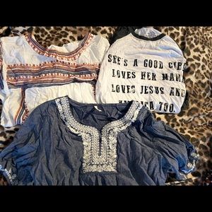 Bundle of Boutique Shirts/Blouses